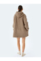 Long Sleeve Oversize Hooded Plush Dressing Gown - 4