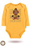 100% Cotton 3-Piece Organic Printed Snap Fastener Baby Bodysuit - 3