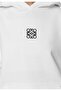 Unisex Oversize Sweatshirt Hoodie High-Print White – Hooded, Kangaroo Pocket, 3 Thread Ribs - 4