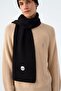 Panda Scarf, Black Modeling