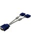 Vga y cable multiplexer switch splitter cable multi monitor tv - 6