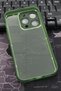 iPhone 12 Pro Compatible Green Edge Colorful Semi-Transparent Cover Case with Camera Lens Protection - 5
