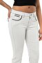 WD256B Slim Fit Regular Waist Ankle Length Women's Pants - 3