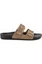 Men's Slippers - Nova Anatomical, Sole, Adjustable Buckle, Mink - 2
