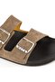 Men's Slippers - Nova Anatomical, Sole, Adjustable Buckle, Mink - 4