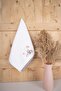 طقم مناشف هدايا منقوشة ومطرزة 100% قطن 40x70 سم Baveno Home - 3