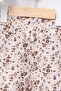 Floral Printed Ruffle Detailed Headband Pantalon-Badi Set - 2