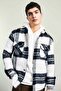 Regular Fit Checkered Pocket Detail Long Sleeve Shirt Jacket A7994Ax23Wn