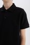 Boy's April 23 Children's Day Red Pique Short Sleeve Polo T-Shirt K1689A624SM - 5