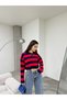 Striped Polo Collar Cotton Knitwear Sweater - 4
