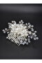 Completely Handmade, Stylish and Elegant Wedding and Engagement Bridal Crown and Hair Accessory with Crystal Stones - 3