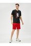 Sports T-Shirt Basketball Printed V-Neck Short Sleeve - 2