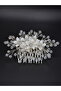 Completely Handmade, Stylish and Elegant Wedding and Engagement Bridal Crown and Hair Accessory with Crystal Stones