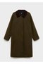 Long Corduroy Collar Parka - 3