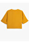 Crop Blouse V-Neck Short Sleeve - 7