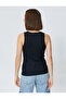 Basic Tank Top Ribbed Halter Collar - 4