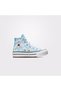 Chuck Taylor All Star Lift Platform Floral Kids Blue Sneaker