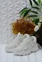 Cool Verom White Lace-Up Velcro Sneaker Orthopedic Children's Shoes - 3