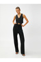 Crop Blazer Vest Buttoned - 2