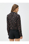 Floral Shirt Draped Slim Fit - 4