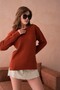 Mother with Hair Knitted Knitwear Wool sweater - 3