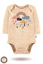 100% Cotton 3-Piece Organic Printed Snap Fastener Baby Bodysuit - 2