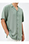 Basic Shirt Short Sleeve Turn-down Collar Ecovero® Viscose - 5