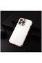 Apple iPhone 13 Pro Max Compatible Case Golden Silicone Case Red - 3