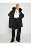 Hooded Puffer Jacket with Plush Detail - 2