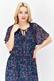 Women Floral Print Midi Dress, Multicolor - 3