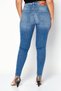 Women 1984 Slandy Skinny Fit High Waist Wash Stretchable Denim, Blue - 4