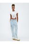 Crop T-Shirt Crew Neck Slim Fit Corset Look - 2