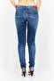 Women Regular Fit Washed Denim Jeans, Blue - 3
