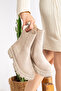 Women's Thick Sole Elastic Suede Boots - 3