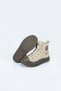 Kids Girls Beige Waterproof Wool Inside Zippered Boots - 5