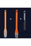 Silicone Toilet Bowl Detail Cleaning and Fine Detail Brush Set of 2 - 3