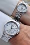 Silver Color Lover Couple Wristwatch - 4