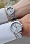 Silver Color Lover Couple Wristwatch - 5