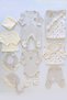 Special Double Tulip Newborn Baby Girl 10 Piece Hospital Discharge Bodysuit Set - 3