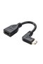 90 Degree Mini HDMI Converter Mini HDMI Male to HDMI Female 15cm