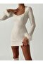 Women's Lettuce Sequins Feather Detailed Mini Dress - 5