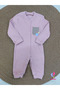 Neci̇x's Baby Girl Apple Patterned 3-Piece Jumpsuit - 3