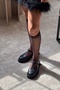 Stana Black Genuine Leather Buckle Detailed Thick Ceiling Women's Shoes - 6