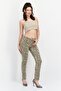 Women Regular Fit Animal Print Skinny Pants, Multicolor - 4