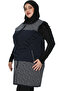 سترة للأمهات كبيرة الحجم بنقشة الفهد مع جيوب AVSARWEAR - 4