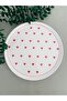 Love Pink Heart 25 cm Large Serving Plate