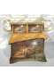 Snow Winter 3D Digital Printed Double Bedding Set