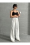 Trousers - White - Basic