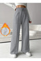 Women's Gray Baggy Loose Cut Stretchy Comfortable Fabric Sweatpants Shah Moda - 2