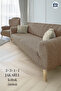 Jacquard Sofa Cover, Plain Pattern 3 3 1 1 Elastic, Sofa, Sofa Bed Cover, Flexible Cover 3311 Brown